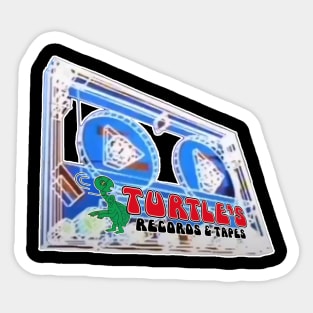 Turtle's Records & Tapes - 3D Cassette Mechanism Sticker